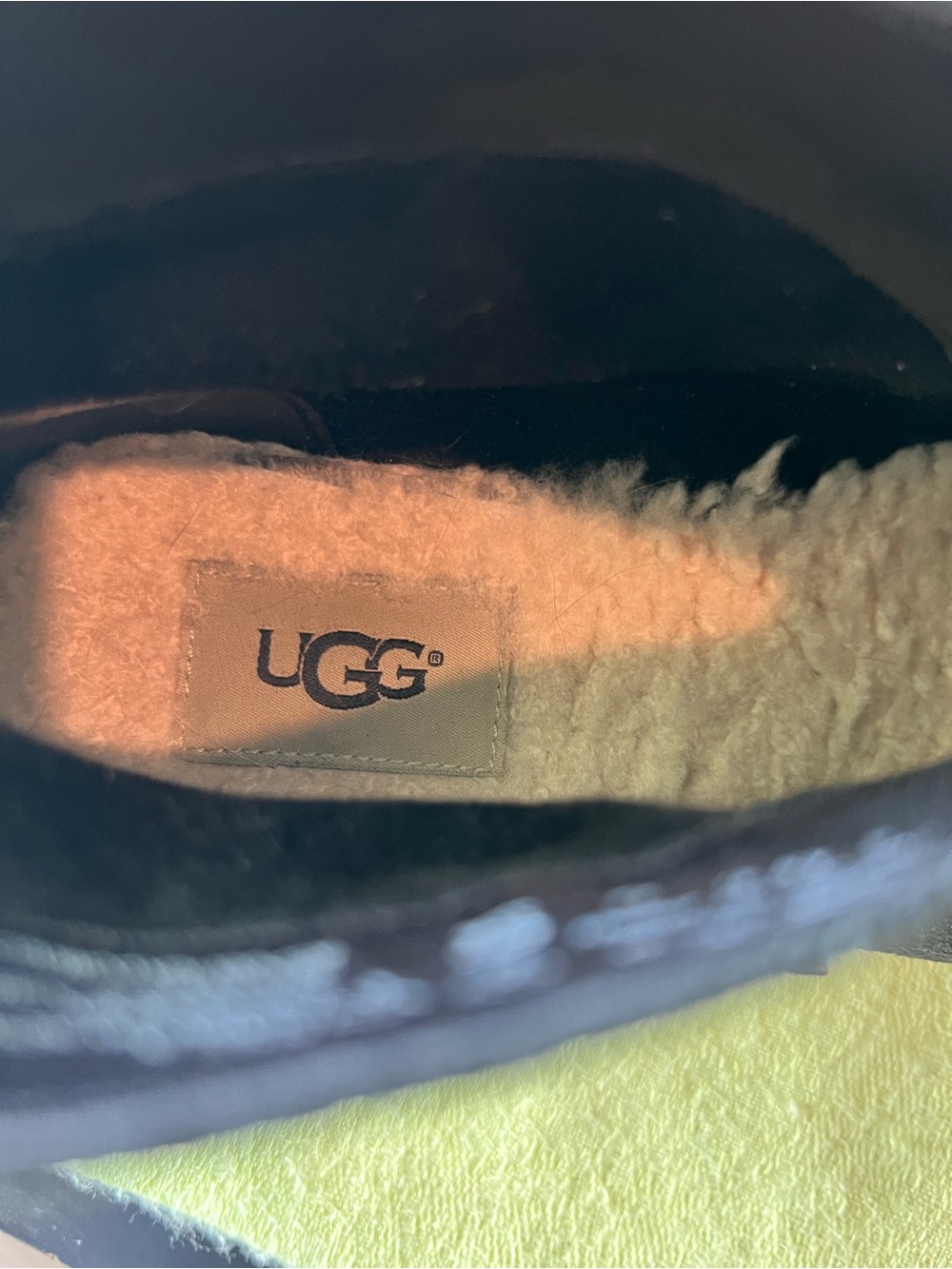 UGG Wright Black Suede Ankle Booties with Buckle Strap. Size 6 - Picture 6 of 10